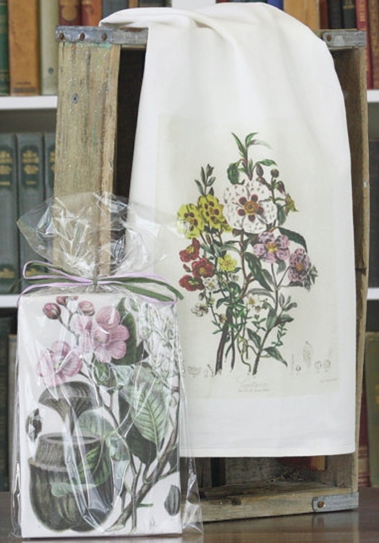 VintageOps flour sack dish towel from FSR Spec Sheet